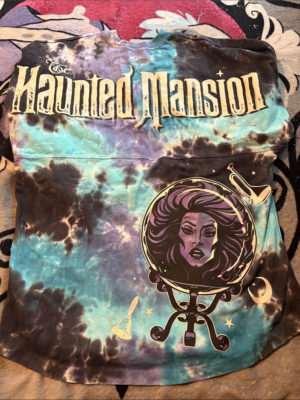 Disney Haunted Mansion Madam Leota Spirit Jersey Glow in the Dark Size Medium